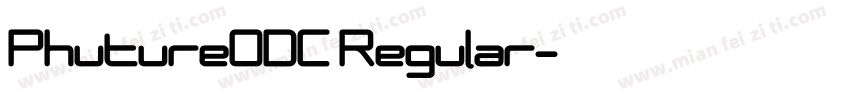 PhutureODC Regular字体转换